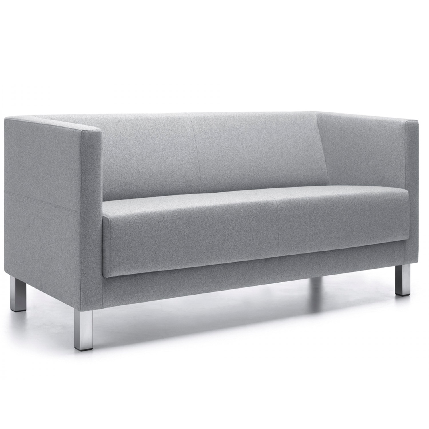 SIT!Box - 3er Sofa mit Armlehne mit Stoffbezug